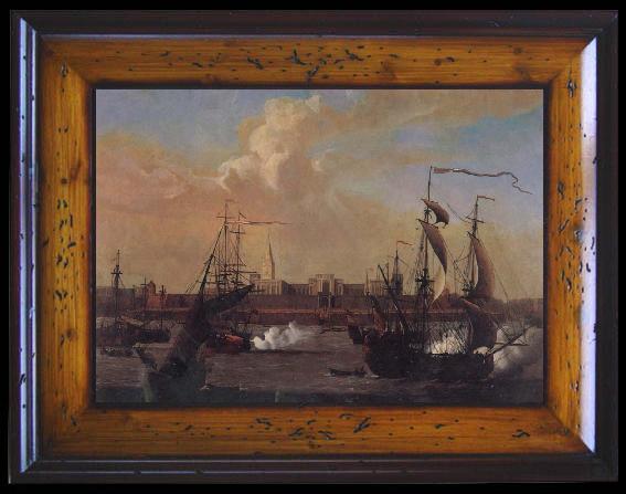framed  unknow artist Marine painting, Ta080
